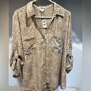 Express long sleeve portofino print shirt